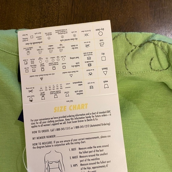 DENIM & CO New Linen Blend Short Top Blouse Shirt - Picture 4 of 6